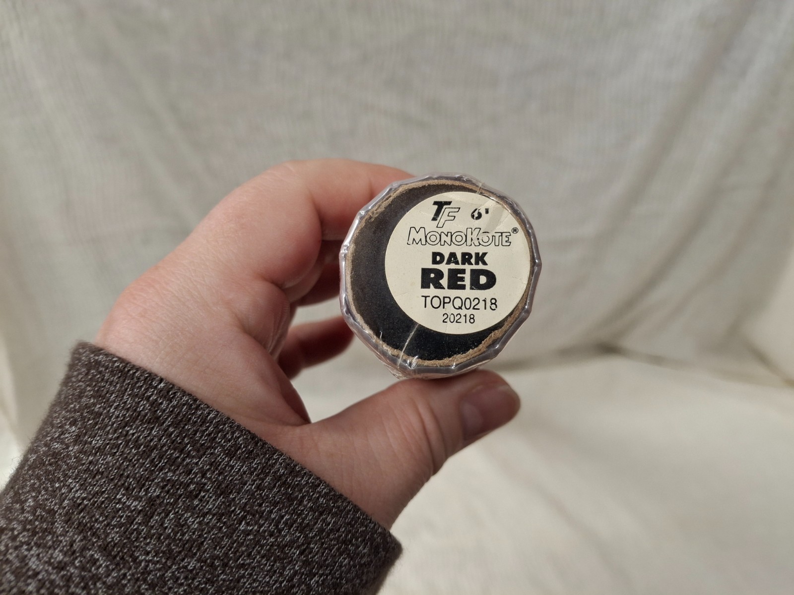 MONOKOTE 6 FEET ROLL DARK RED TOPQ0218 RC MODEL AIRPLANE COVERING FILM 1.8 METER