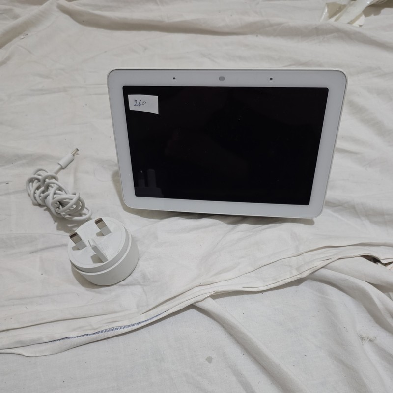 Google Home Hub 1st Generation Smart Home Display 7-inch - working