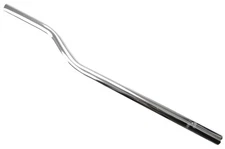 Chromoly old school BMX bicycle drain pipe snake seat post 22.2mm 7/8"  - CHROME