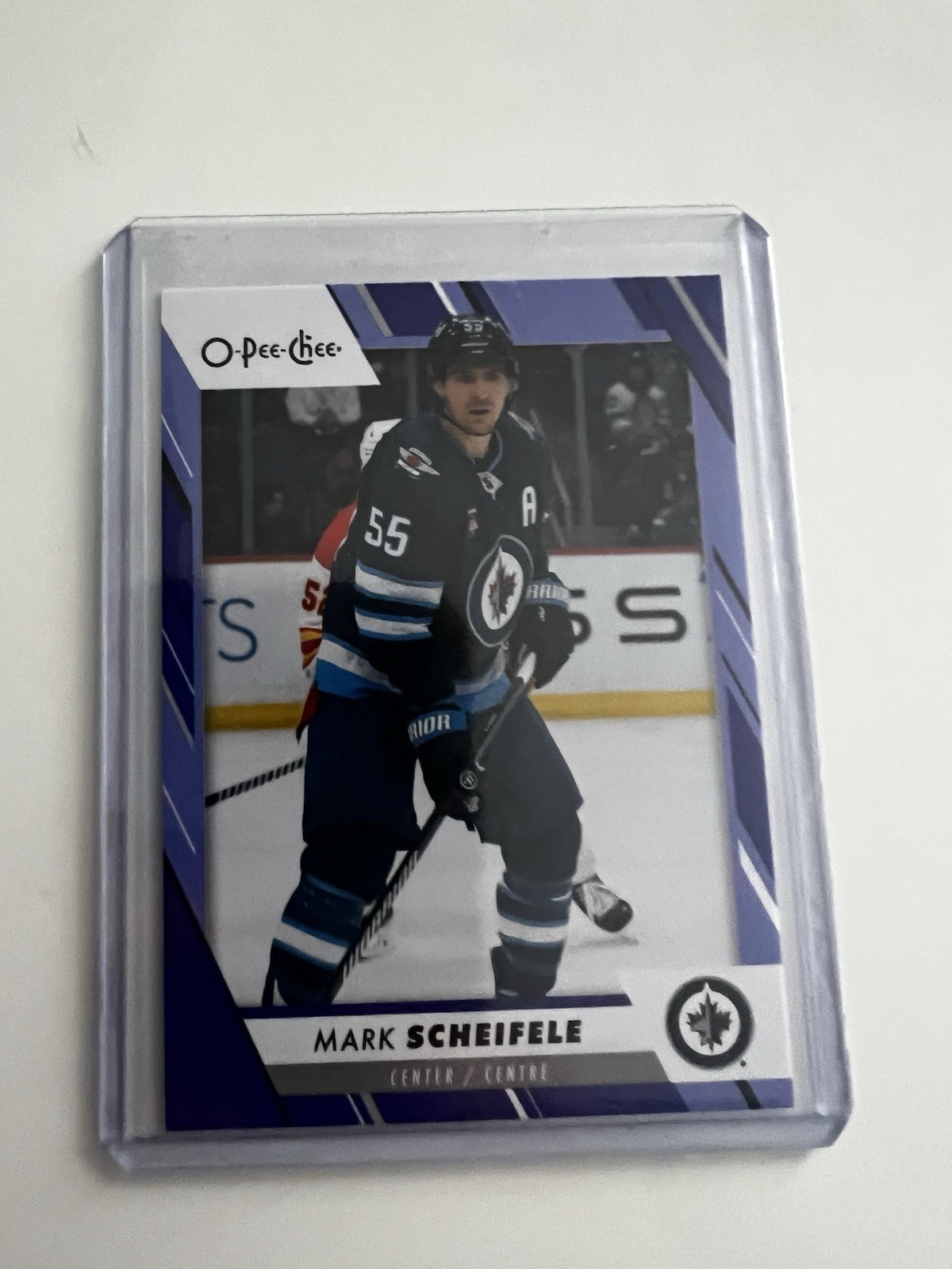 Mark Scheifele 2023-24 O-Pee-Chee Blue Border #94 Winnipeg Jets