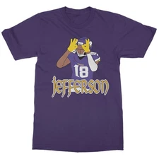Justin Jefferson #18 Iconic Dance - Minnesota Tribute Unisex T-Shirt