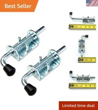 1/2" Heavy-Duty Spring Pin Latch Assembly - Secure Your Utility Trailer Gates