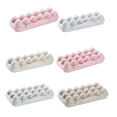 12 Eier/18 Eier Aufbewahrung Halter für Kühlschrank Küche Eier Behälter Tablett