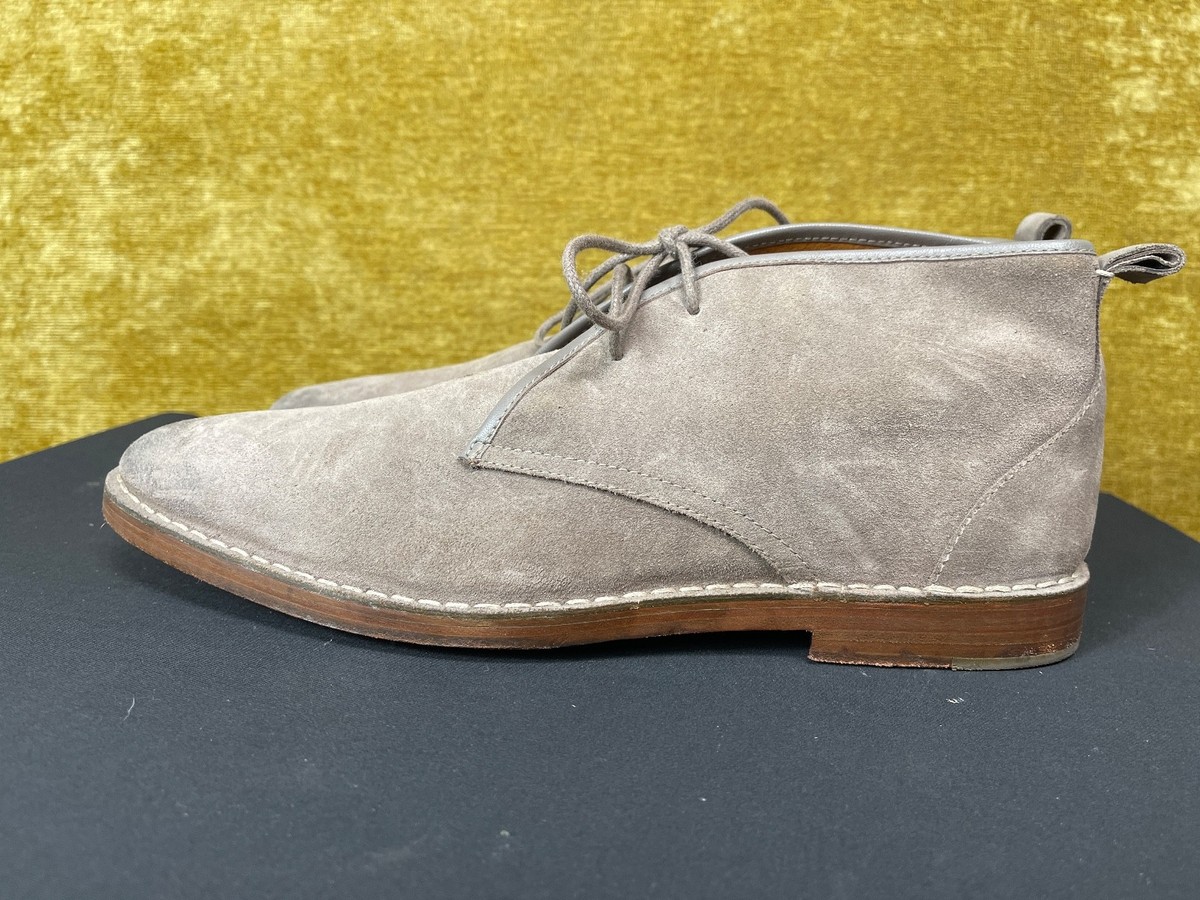 Gray Suede Chukka Boots with Light Sole 1592L - Chukka Boot with L3 Sole in Lead Suede – ALDEN SHOES main image 2