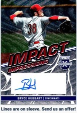 2023 Panini Elite Extra Edition Bryce Hubbart Impact Impressions Signatures