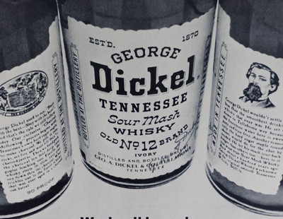 Vintage  Retro 1970 Ad Dickel Tennessee Sour mash Whiskey Old #12 After Bourbon
