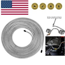 1/4 Brake Line Tubing Kit - 25 Ft. Zinc Coated Steel Flexible Fuel  Transmis...