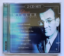GLENN MILLER Greatest Hits 2xCD Set 2004 Musicbank APWCD2516 Big Band Swing EX