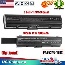   PA3535U PA3534U-1BRS Battery for Toshiba Satellite A200 L300 L305 PA3727U-1BRS