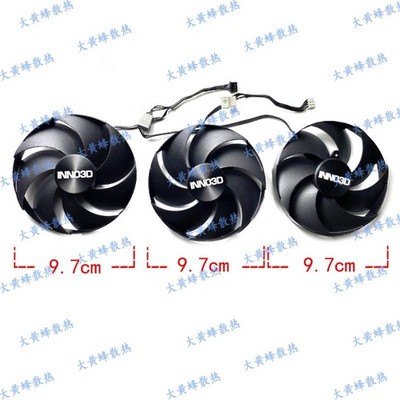 Graphics Card Cooling Fan FD10020M12D For INNO3D RTX4080 4090 4090D X3