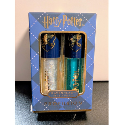 Profusion Harry Potter Ravenclaw Lip Oil Set Clear Blue Shimmer Shine Liquid