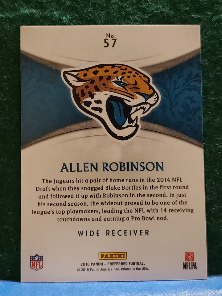 2016 Panini Crown Royale Platinum #57 Allen Robinson 48/49 Jaguars - Image 2 of 2