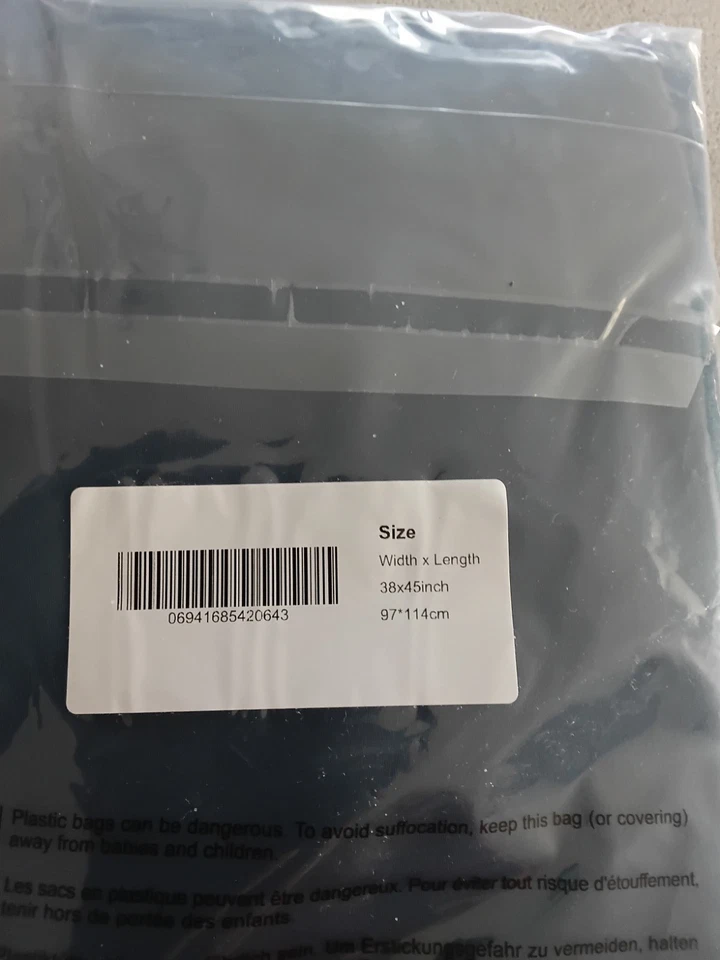 Deconovo Blackout Curtain Panel 38 Wx 45 L Navy Blue - Image 2 of 2