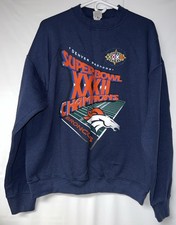Vintage Unisex Navy Blue Super Bowl Sweatshirt size XL Superbowl XXXII 32