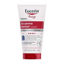 Eucerin Baby Eczema Relief Body Cream, Steroid  5 Ounce Pack of 1 , White
