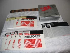 Mixed Lot of 5.25 inch Floppy Disks 5 New Memorex+3 New 3M+5 Used Memorex