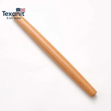 French Rolling Pin for Dough -  16" Classic Wood Rolling Pins for Baking, Dough 