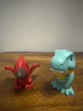 Little People Dinosaurs Red Pterodactyl Blue T-rex Figure 2024 Prehistoric Dino