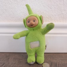 Vintage 1998 Playskool Green Teletubbies Dipsy Plush Toy Collectible 8