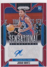 Panini Prizm 2024-25 NBA No. SS-JDM Judah Mintz Rookie Red Prizm Auto 13/99