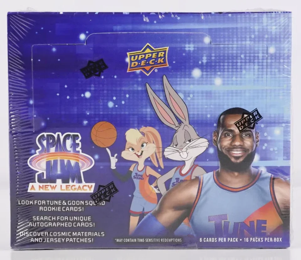 upper deck nba space jam a new legacy hobby box trading cards box
