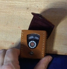 GE Vintage "Mascot" Exposure Meter in Stitched Top Grain Cowhide Case Pre-owned