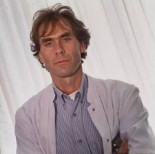 Actor Roelant Radier At Dutch Tv Show Medisch Centrum West Historic Old Photo 1