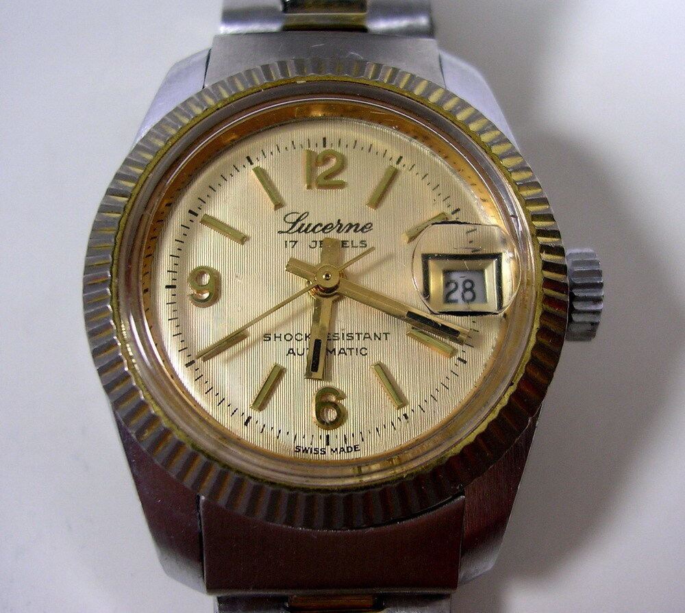 MONTRE LUCERNE SWISS MADE AUTOMATIC ANCIENNE