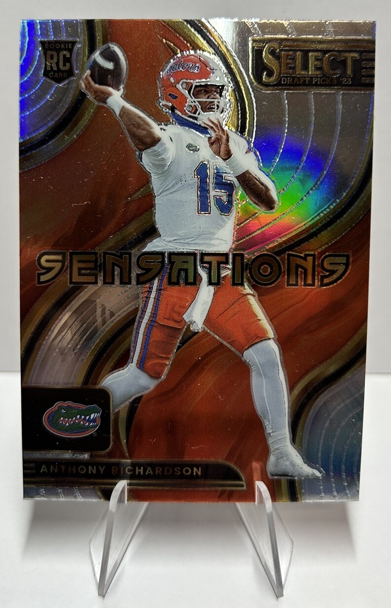 Anthony Richardson 2023 Select Draft Picks Sensations INSERT Silver Prizm RC