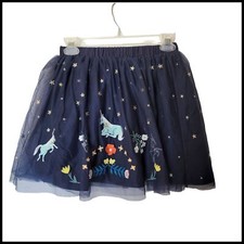 Hanna Andersson Make It Magic Skirt Tulle Embroidery Unicorn size 130 size 8