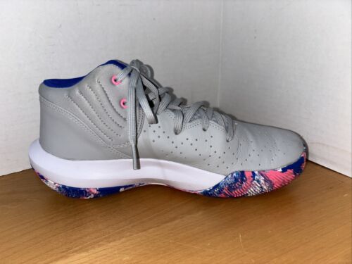 Under Armour Jet 21 3024260-109, Herren, Basketballschuhe grau M8 W9,5 - Bild 3 von 10