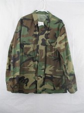 BDU Shirt/Coat Medium Regular Cold Weather Heavy Weight Woodland Camo USGI Army