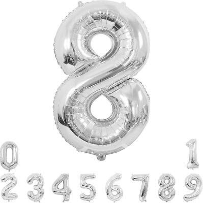 Zahlenballons 32'' 40'' Folie Geburtstag Party groß riesig Helium Luft Deko