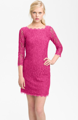 DiANE Von Furstenberg PINK LACE SHEATH DRESS sz 12 | eBay DiANE Von Furstenberg PINK LACE SHEATH DRESS sz 12 | eBay
