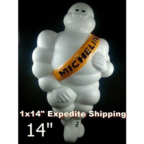 14" MICHELIN MAN FIGURKA LALKI BIBENDUM KOLEKCJONERSKA REKLAMA OPONA, DEKORACJA CIĘŻARÓWKI - Zdjęcie 74 z 101