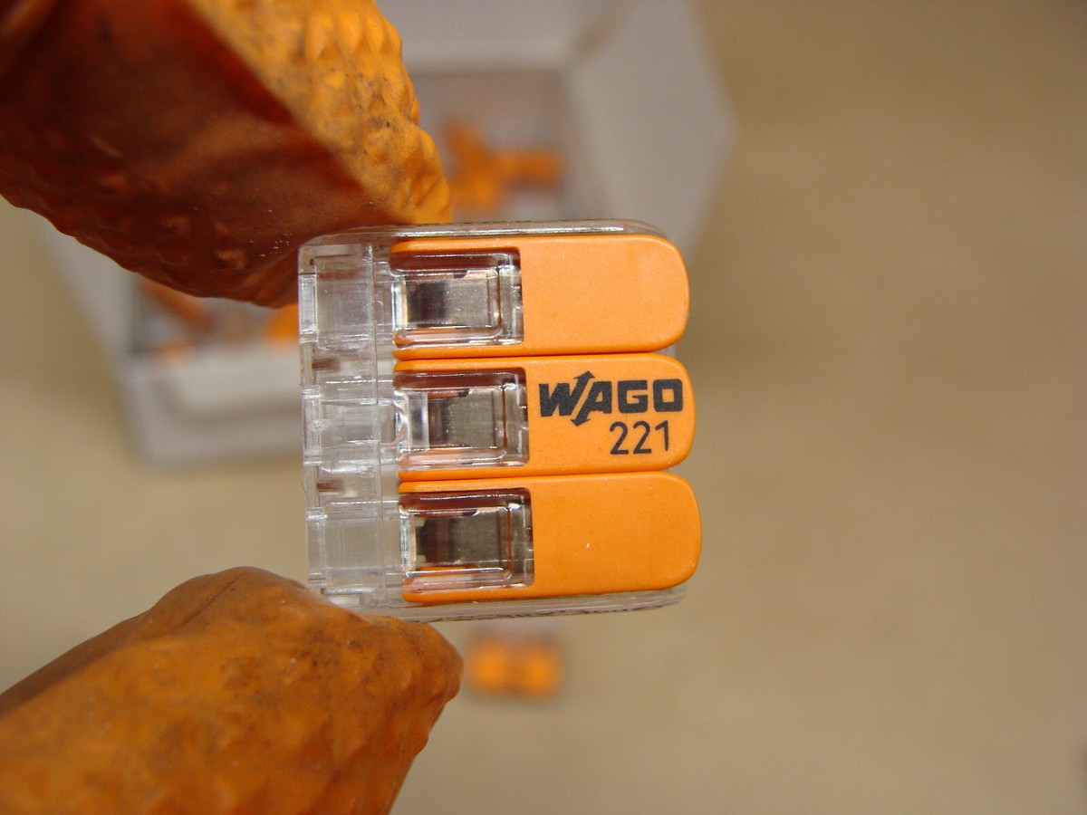 WAGO 212-413 LEVER NUTS 3X AWG 24-12 Cu LOT OF 48 | eBay