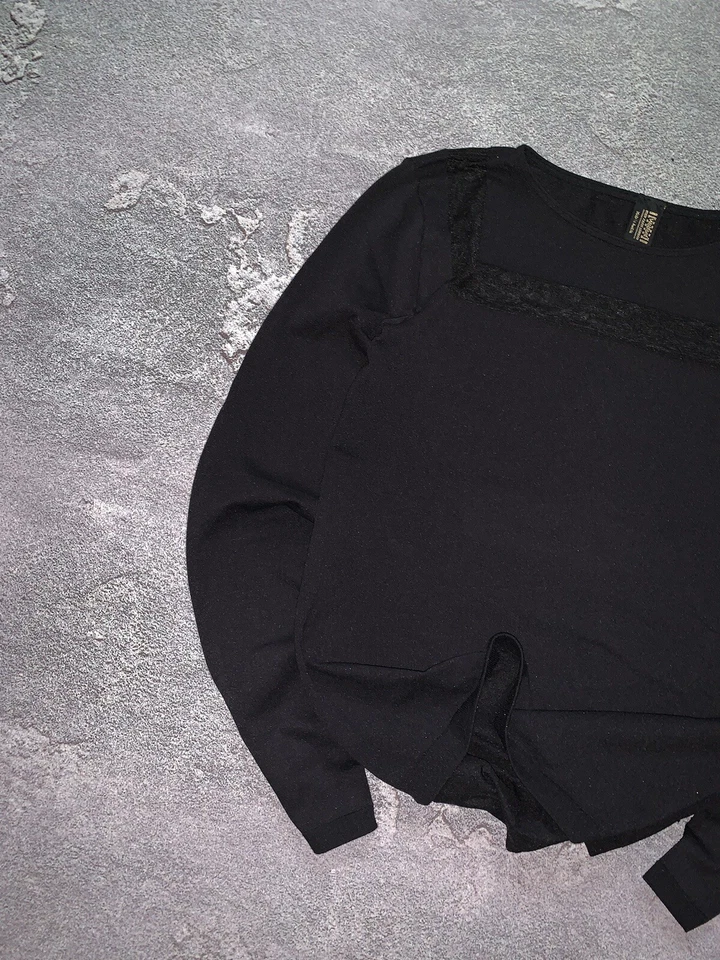 Camiseta Wolford S Negra Malla Manga Larga Body Red Como Jean Paul Gaultier Foto 3 de 4