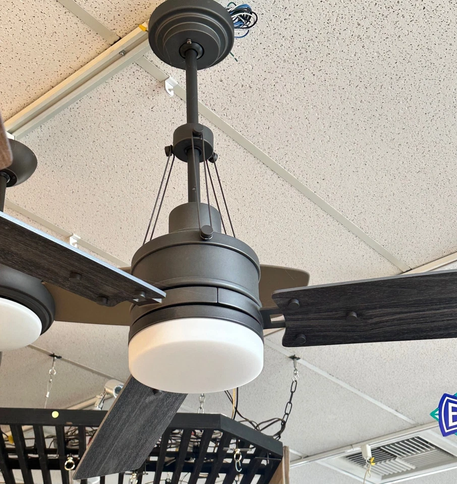 Emerson CF205-GRT HighPointe 54" Indoor Ceiling Fan Graphite Finish White Glass - Image 2 of 4