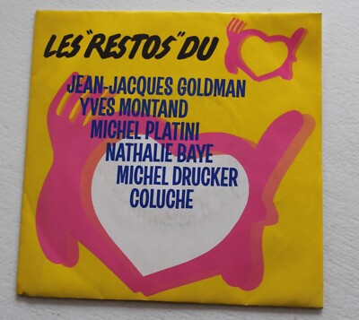 Les restos du coeur - Jean Jacques Goldman / Coluche ect, 45 Umdrehungen