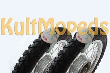 2 Winterräder pas f Simson S50 S51 KR51 Schwalbe Star Sperber Alu-felge Heidenau