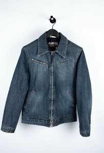 jaqueta jeans acolchoada