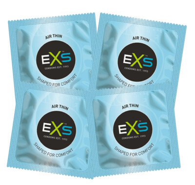 EXS AIR THIN Ultra dünne hauchzarte KONDOME - Wandstärke nur 0,045 mm !!!