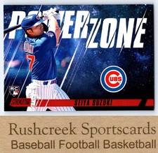 2022 Stadium Club #PZ-22 Seiya Suzuki Cubs RC Rookie Power Zone Red
