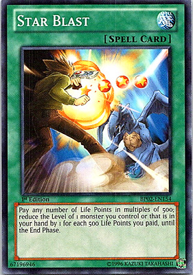 Star Blast BP02-EN154 Yu-Gi-Oh! Card Light Play 1st Edition