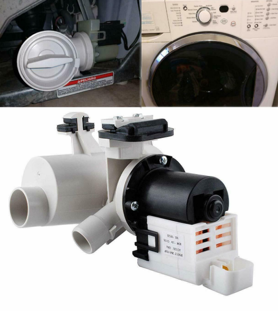 Front Loader Drain Pump Assembly Whirlpool Duet Kenmore HE2 Maytag 3000