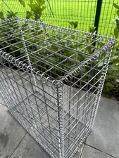 Image of Gabion Basket Cages hot dipped galvanised 4mm wire 75x75mm mesh hole 45x45x45cm