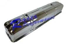 Chrome Steel Chevy 216 Straight 6 Valve Covers 1937 - 1953 Hot Rat Rod L6 Kustom