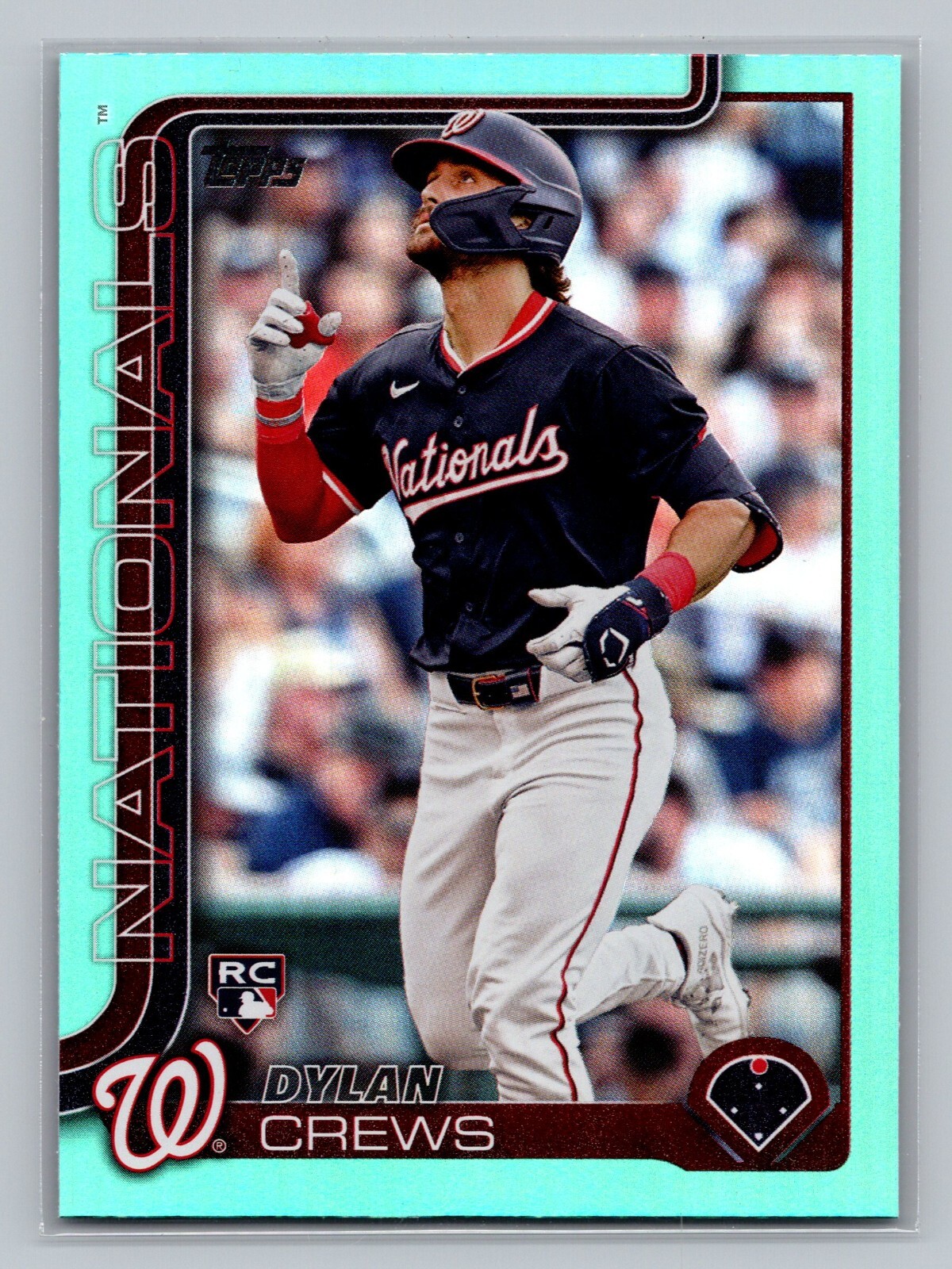 2025 Topps Aqua Rainbow Foil #74 Dylan Crews RC - PR ~220 SP