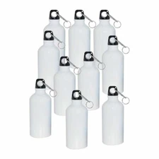 10PcsAluminium Water Bottle Blank Coated Sublimation Heat Press Transfer-750ml