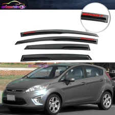 Window Visor For 11-19 Ford Fiesta Hatchback Guard Mugen Style 4PCS w/ Sport